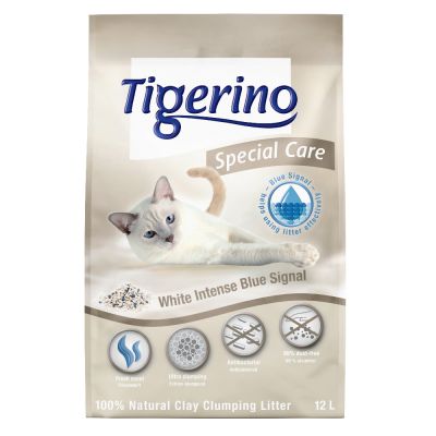 hoofdonderwijzer bespotten Lotsbestemming Tigerino Special Care / Performance - White Intense Blue Signal -  Dubbelpak: 2 x 12 l | De Kattensite Webshop