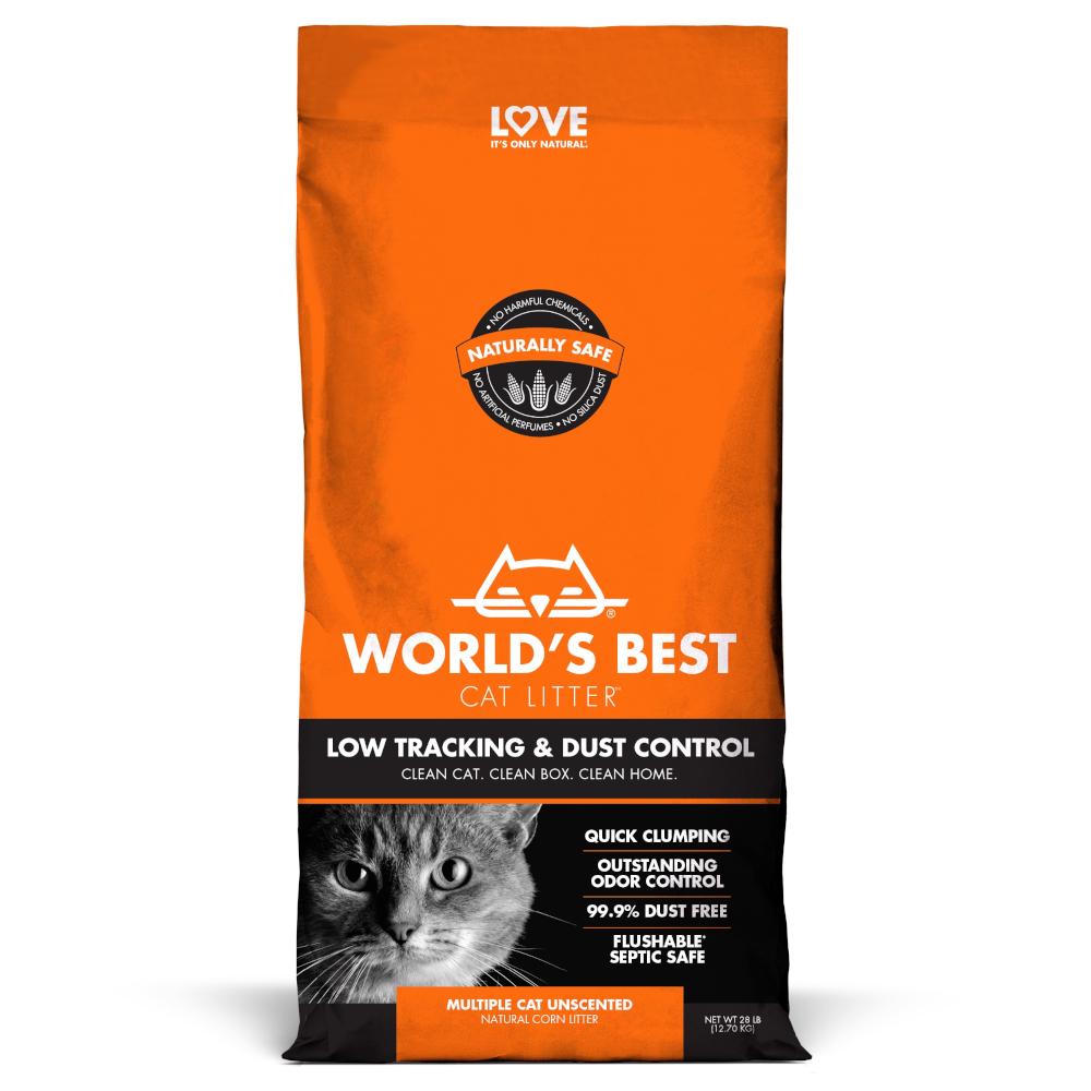 12,7kg World's Best Cat Litter LowTracking Kattenbakvulling Kat De