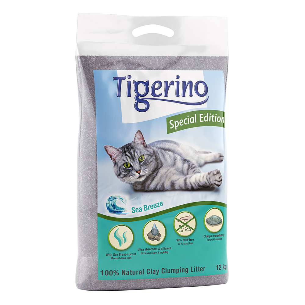 speelgoed taal voor de hand liggend 2x12kg Tigerino Canada Style Special Edition Zeebries Kattenbakvulling Kat  | De Kattensite Webshop