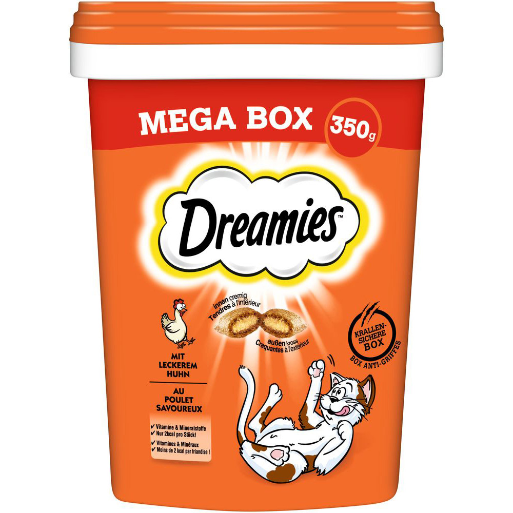 Dreamies Mega-Box mit leckerem Huhn